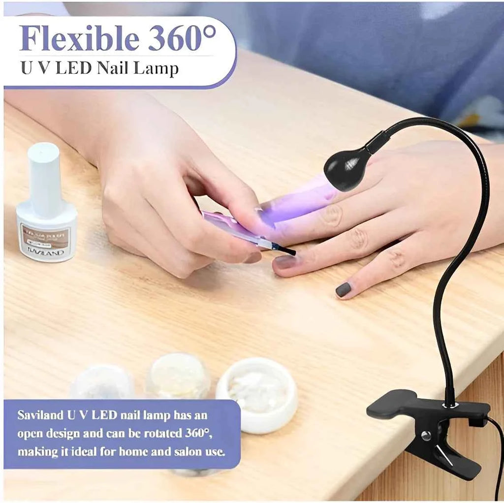 Mini Led Table USB Lamp With Flexible UV Clip For Nails-Neverdie Store