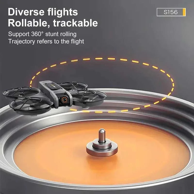 [2025 New S156 Drone] HD Dual Camera, 12.5cm/4.92-inch Screen Remote Control, Brushless Powerful Motor,Optical Flow Positioning The jack market .AU The jack market .AU Drones $ 159 14:350850#S156-Orange-3battery