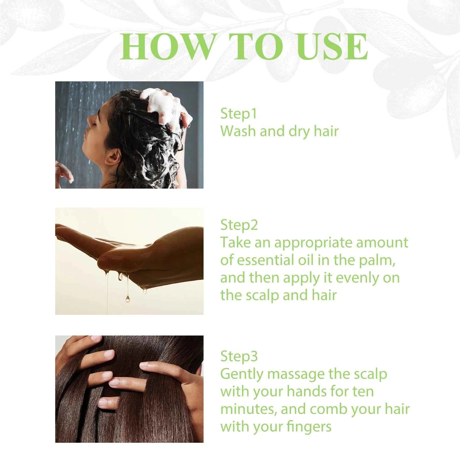 Eelhoe Rosemary Essential Oil - Frizz Control & Repair for Smooth, Fragrant Hair