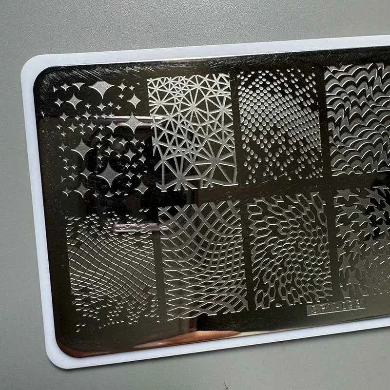 XMQ Nail Art Plates - Intricate Line Templates for Stunning Designs