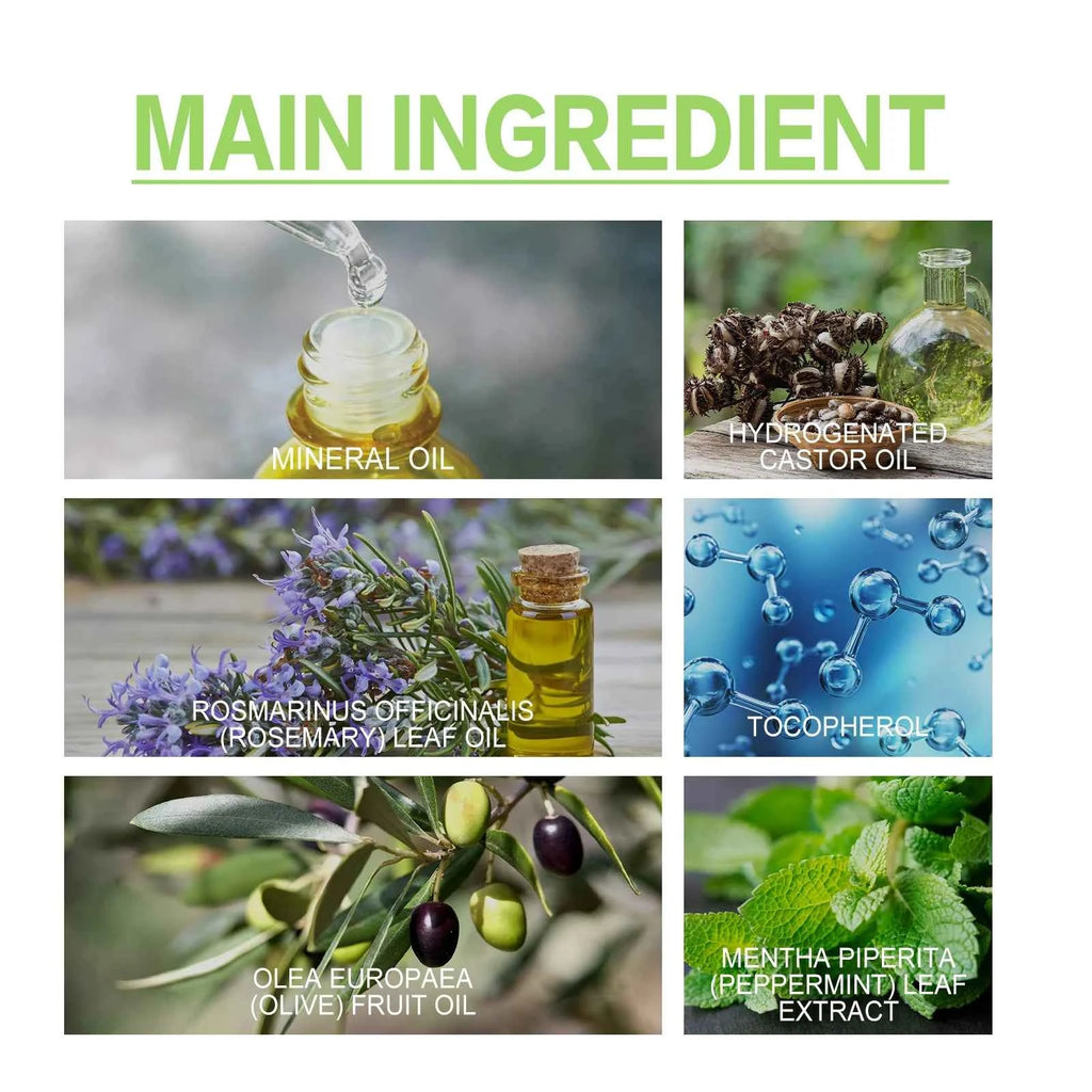 Eelhoe Rosemary Essential Oil - Frizz Control & Repair for Smooth, Fragrant Hair