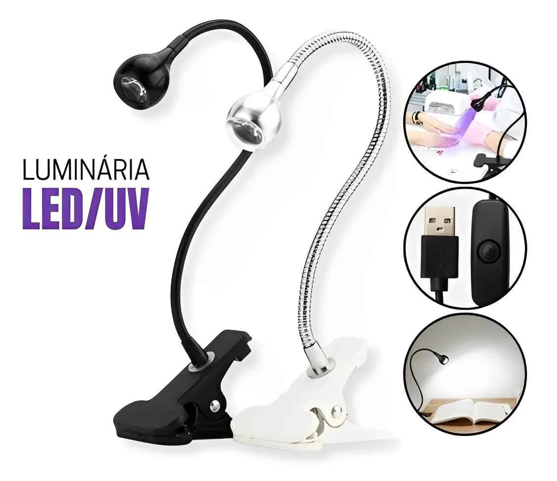 Mini Led Table USB Lamp With Flexible UV Clip For Nails-Neverdie Store