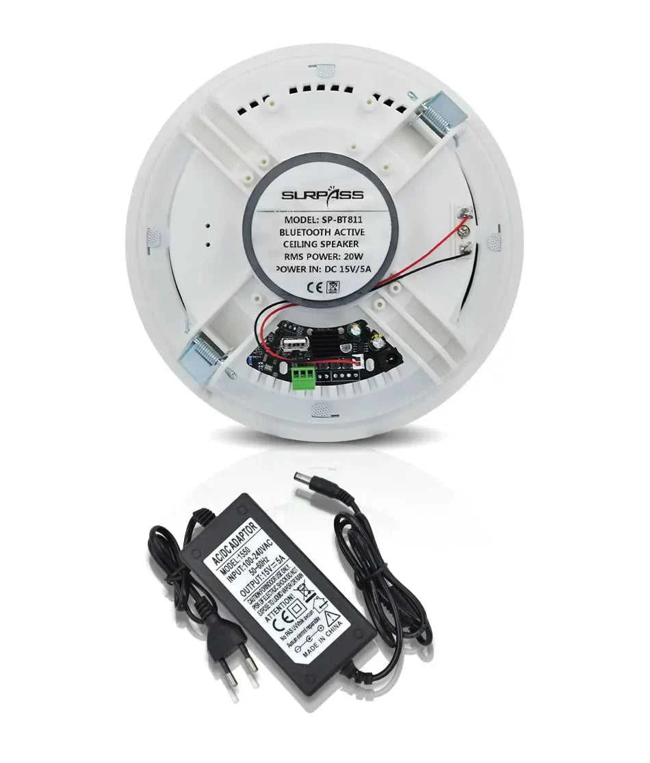 8inch20W Home audience Bluetooth Ceiling Speakers Built-in Digital Class D Amplifier Recessed Speaker System for Kitchen Lounge The jack market .AU The jack market .AU Accessories Electronics $ 116 14:347#1pc speaker;200007763:201336100;200509262:9620104110#AU Plug