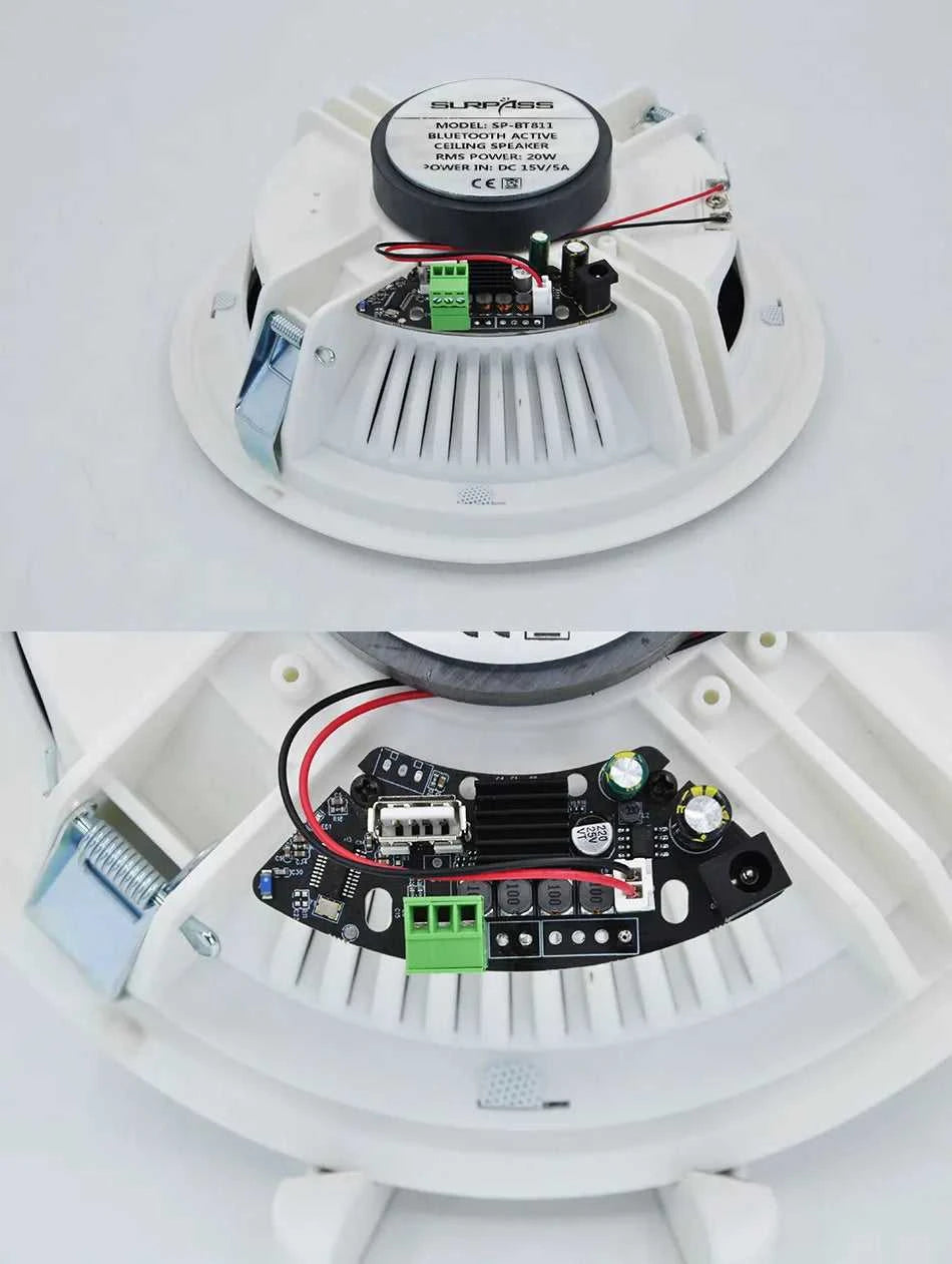 8inch20W Home audience Bluetooth Ceiling Speakers Built-in Digital Class D Amplifier Recessed Speaker System for Kitchen Lounge The jack market .AU The jack market .AU Accessories Electronics $ 116 14:347#1pc speaker;200007763:201336100;200509262:9620104110#AU Plug