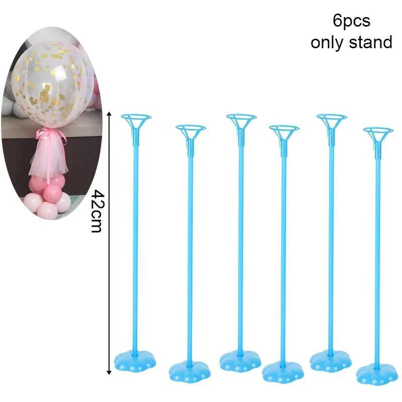 6pcs Balloon Stand Base DIY Balloon Holder Column Support Wedding Table Decoration Adult Kids Birthday Party Baby Shower Favors The jack market .AU The jack market .AU Home $ 25 14:7670#yellow