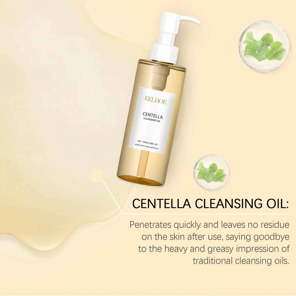 EELHOE Sensitive Skin Cleansing Oil - Controls Oil, Shrinks Pores & Soothes with Centella Asiatica - 100ml