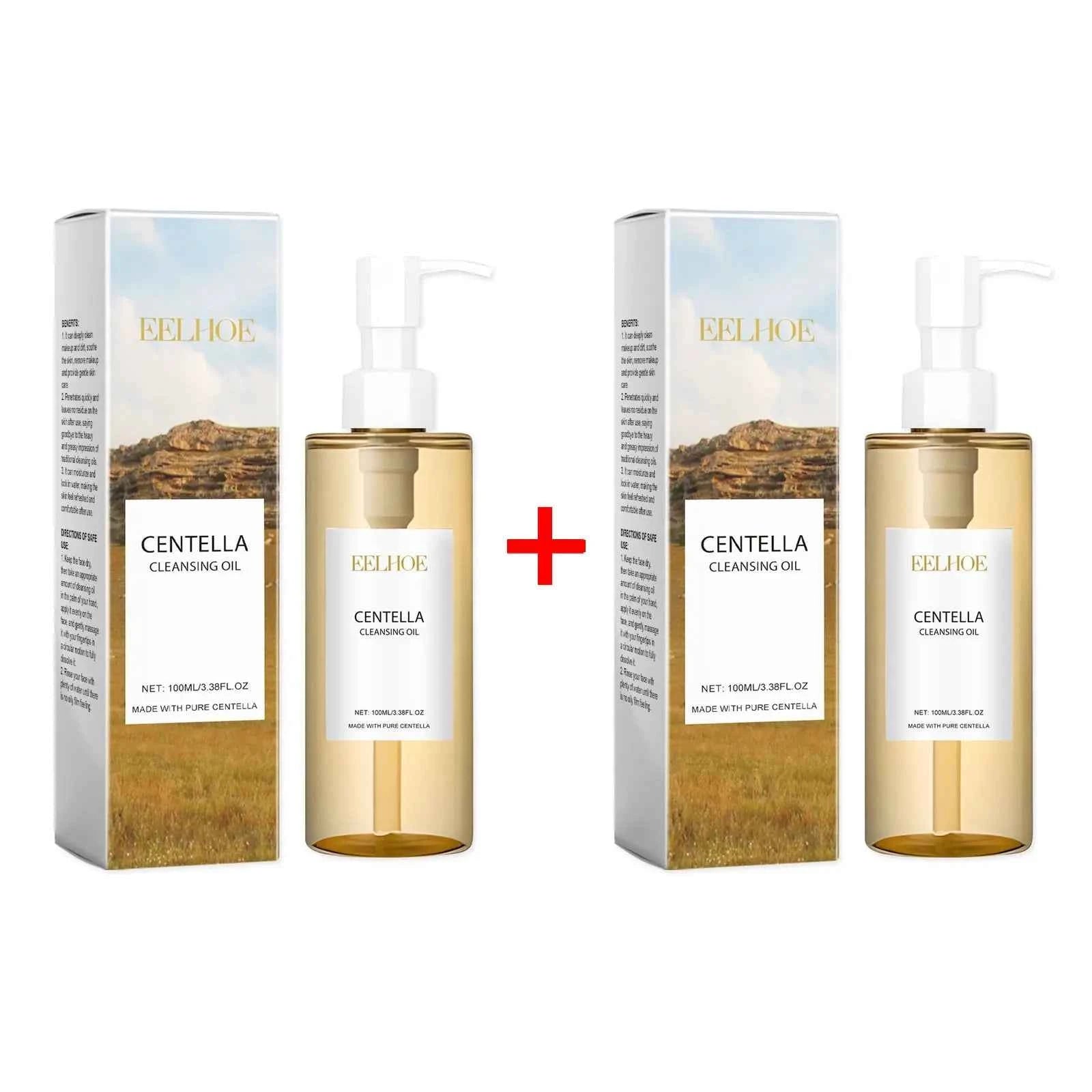 EELHOE Sensitive Skin Cleansing Oil - Controls Oil, Shrinks Pores & Soothes with Centella Asiatica - 100ml