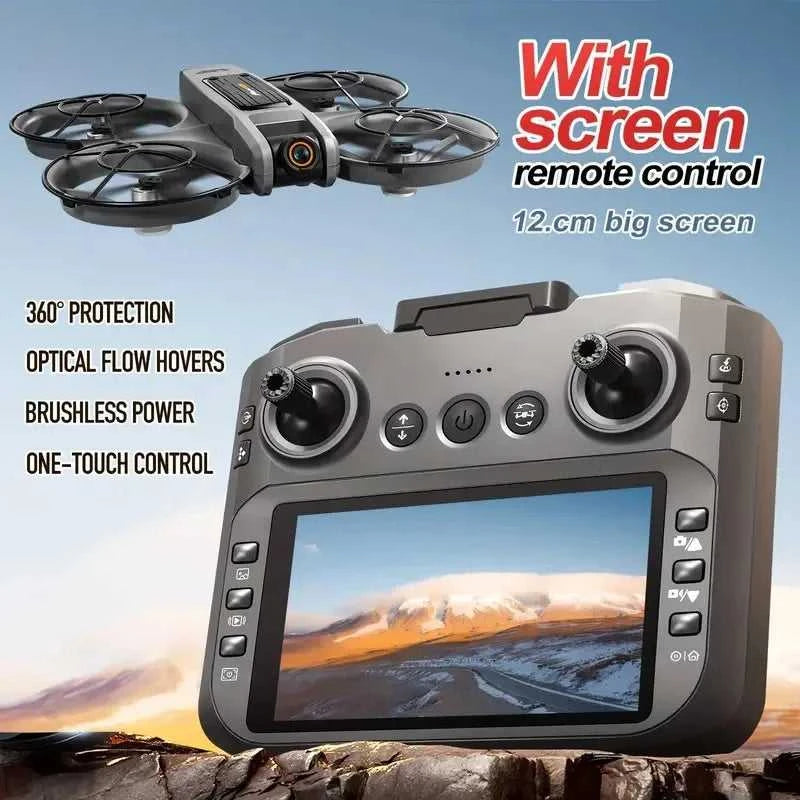 [2025 New S156 Drone] HD Dual Camera, 12.5cm/4.92-inch Screen Remote Control, Brushless Powerful Motor,Optical Flow Positioning The jack market .AU The jack market .AU Drones $ 159 14:350850#S156-Orange-3battery