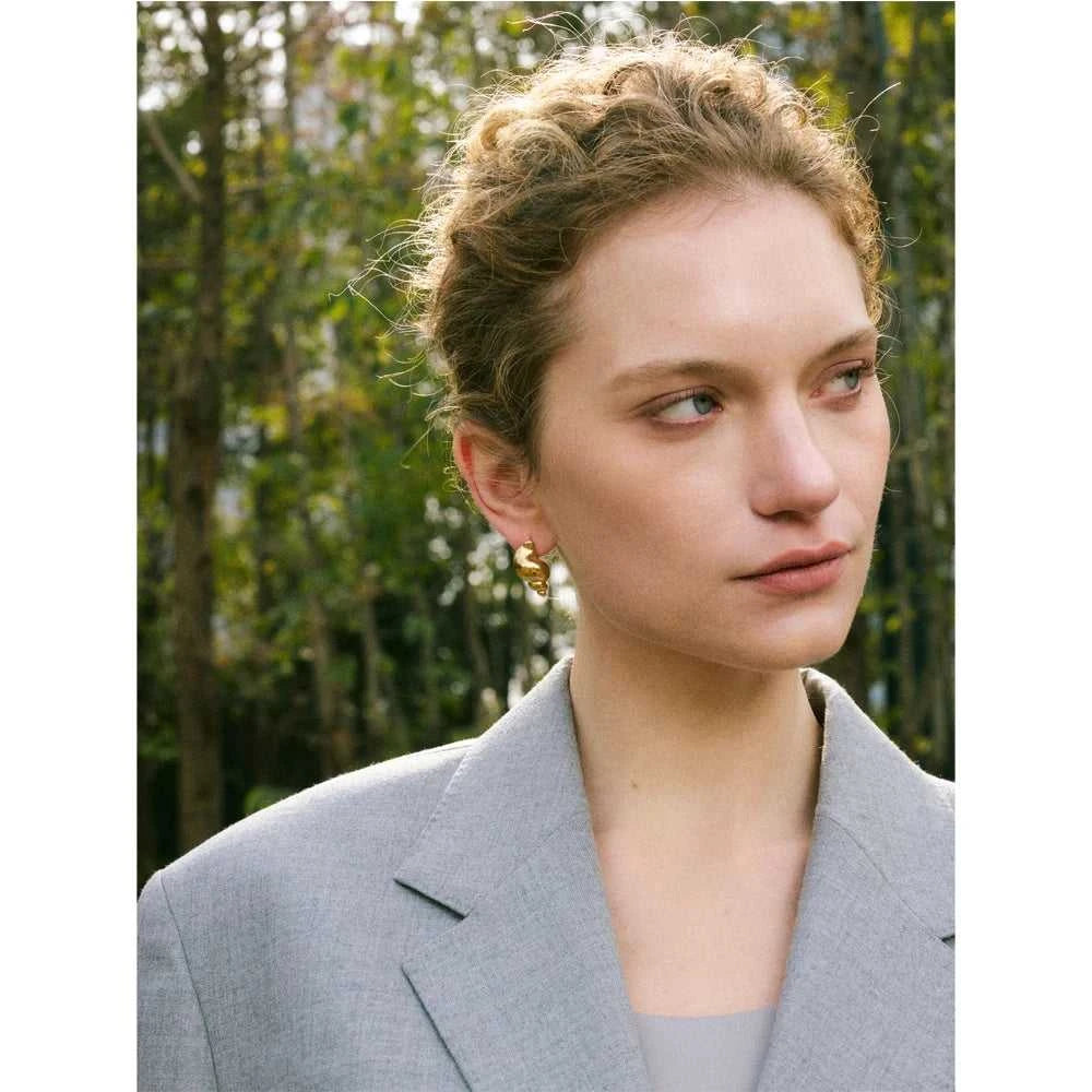 Yhpup Ocean Element Stainless Steel Metal Texture Conch Stud Earrings for Women Popular Summer Holiday Jewelry Bijoux Femme The jack market .AU The jack market .AU Jewellery & Chains $ 53 200001034:361181#YH5129A Platinum