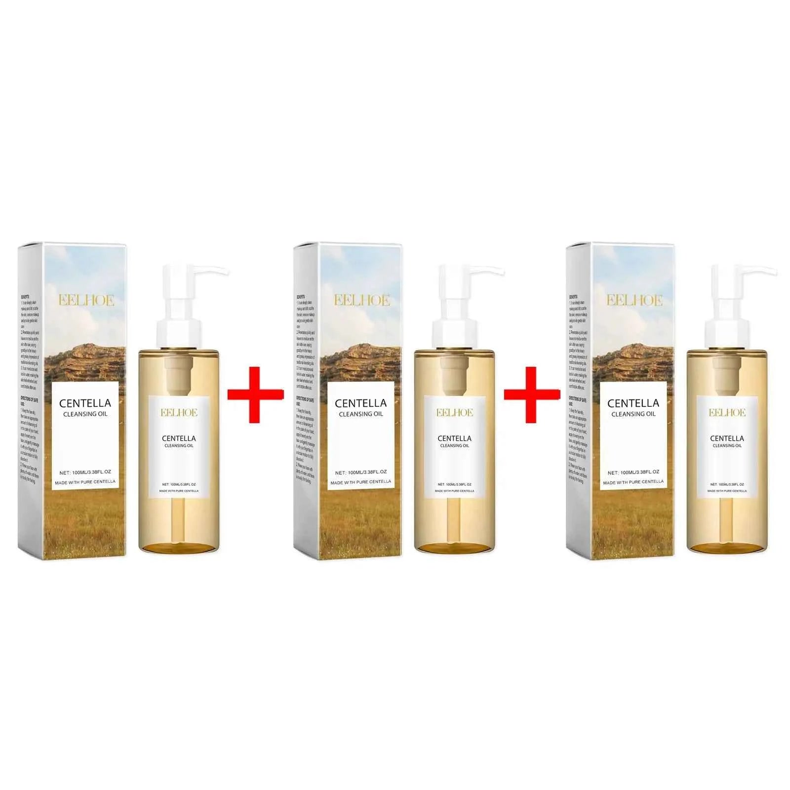 EELHOE Sensitive Skin Cleansing Oil - Controls Oil, Shrinks Pores & Soothes with Centella Asiatica - 100ml