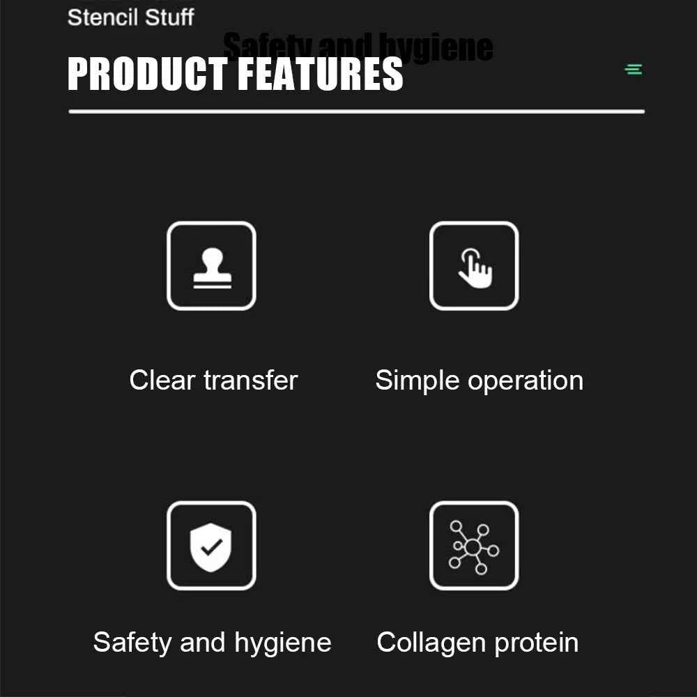 TattooPro Magic Gel 30/120ML - Effortless Stencil Transfer Solution for Flawless Tattoo Designs