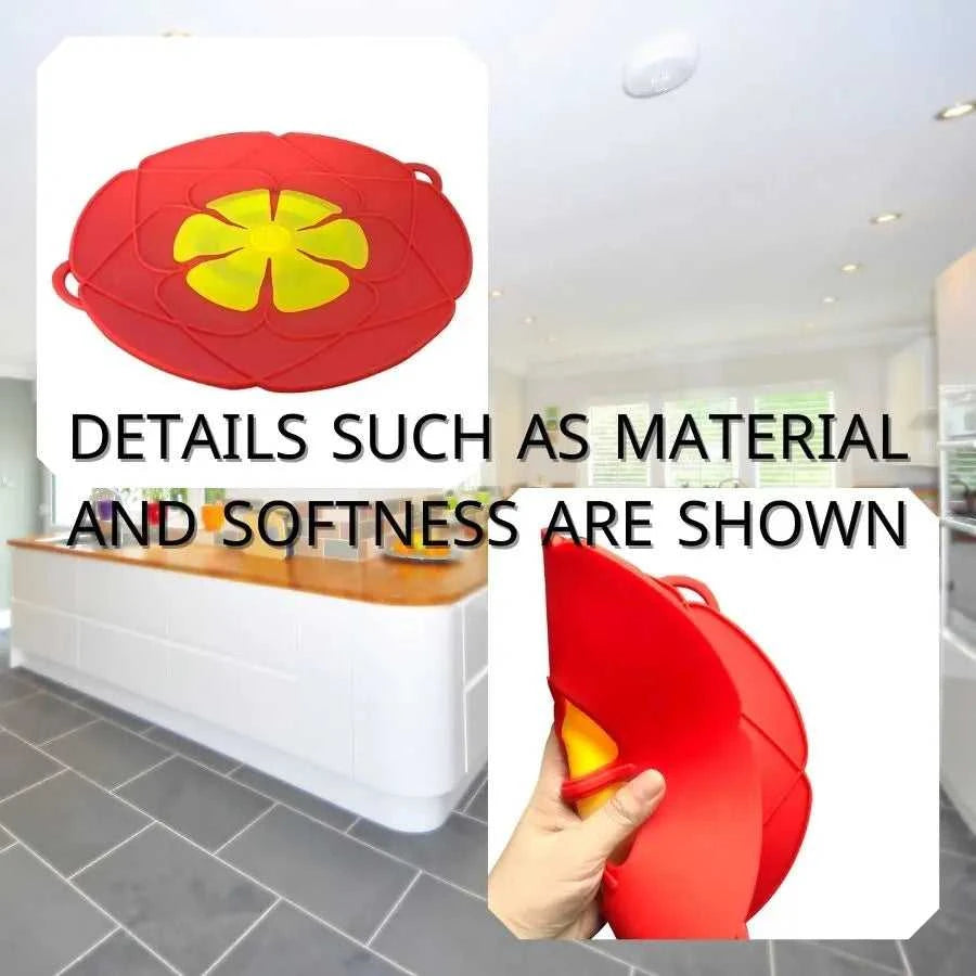 Detachable Silicone Spill-proof Pot Cover High Temperature Resistance Ban Be Zigzagged Dour-color Optional Home Kitchen Tool The jack market .AU The jack market .AU Home $ 28 14:10#Red;200007763:201441035