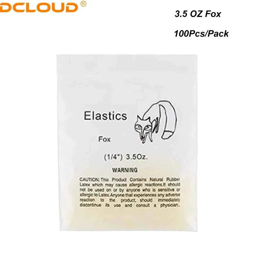 100Pcs Dental Orthodontic Rubber Bands Ortho Elastics Latex Braces Dentist Ligature Ties Ligation Rings 2.5/3.5/4.5/5.0/6.5 OZ