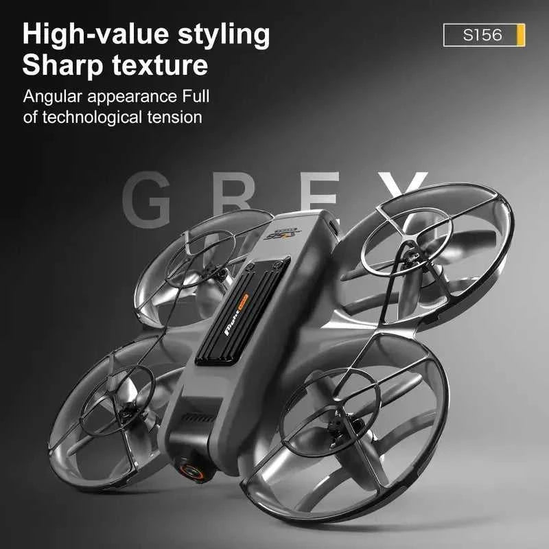 [2025 New S156 Drone] HD Dual Camera, 12.5cm/4.92-inch Screen Remote Control, Brushless Powerful Motor,Optical Flow Positioning The jack market .AU The jack market .AU Drones $ 159 14:350850#S156-Orange-3battery