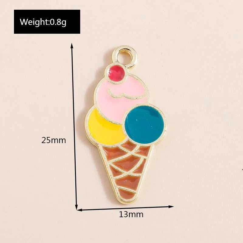 10pcs Mix Enamel Cute Food Drink Ice Cream Cake Juice Cola Charms Pendants for Necklaces Handmade DIY Jewelry Making Accessories The jack market .AU The jack market .AU Jewellery & Chains $ 48 200001033:200005183#style 431