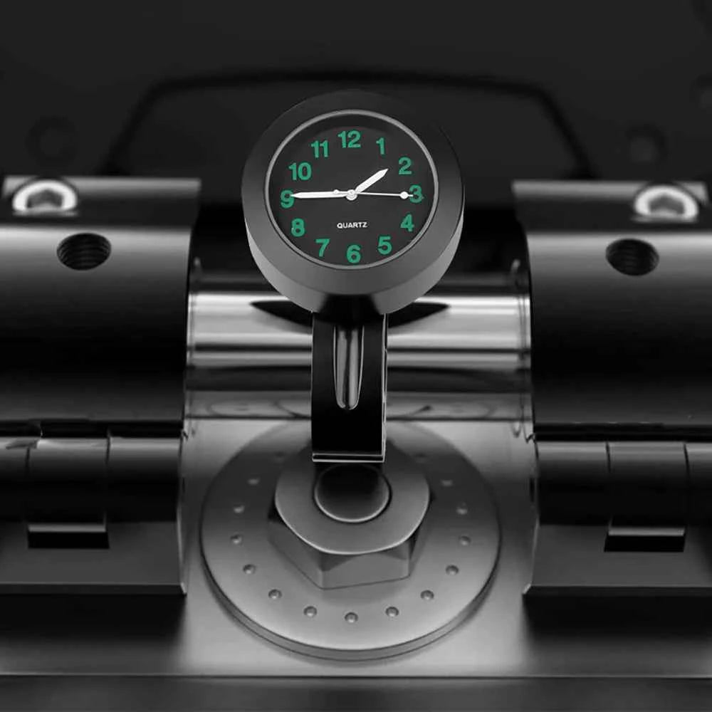 Universal Motorbike Bike Waterproof Handlebar Clock With Night Vision Light 22-25mm Motorcycle Handlebar Mount Clock Watch
