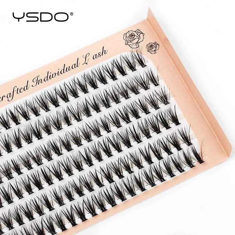 Fluffy 3D Eyelash Extensions - 10/20/30D Individual Soft & Dramatic Lashes for Effortless Makeup Looks