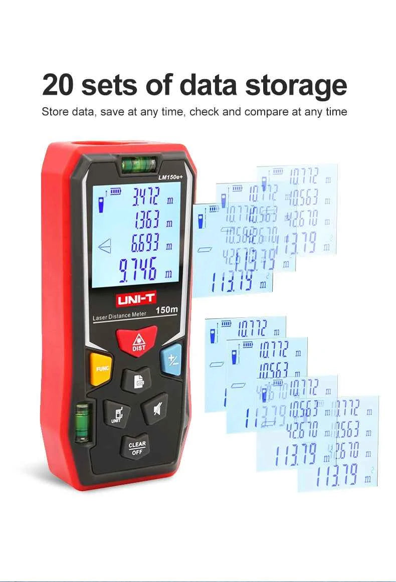 UNI-T Laser Rangefinder - Precision 70m & 150m Distance Measurement for Accurate Projects