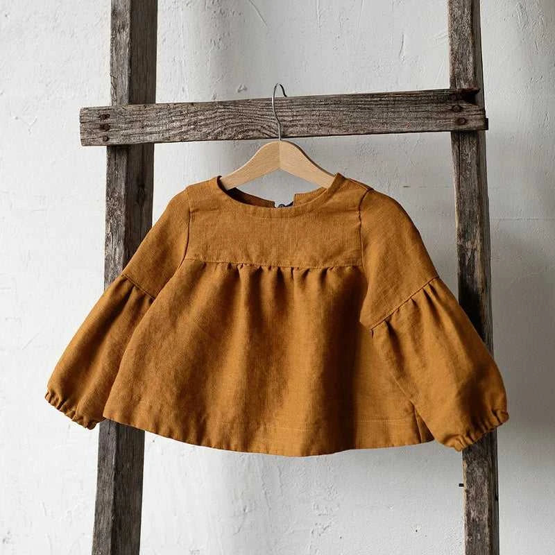 Chic Back Bow Tie Linen Shirt Girls 2026 New Solid Color Casual Loose Baby Kids Long-Sleeved Blouse Autumn Clothes The jack market .AU The jack market .AU Mum & Kids: Essential Products for Every Family $ 45 14:350853#White;200000463:200169197#110cm;200007763:201336100