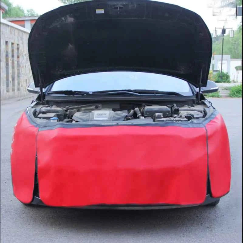 3 pieces of universal magnetic fender cover foldable protector mechanical work mat auto repair mat