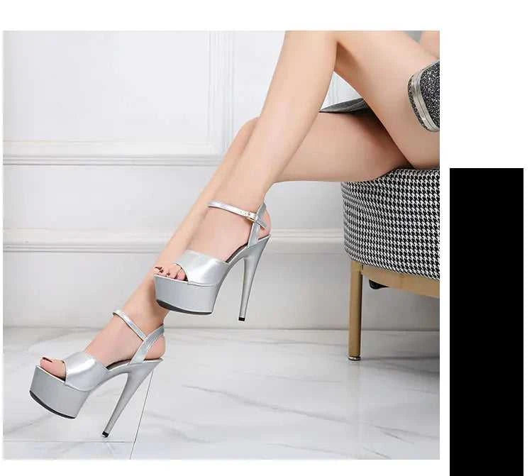2022 Stripper Pole Dance Shoes High Heels Women Sexy Show Shoes Party Club 13 15 17CM Sandals Platform High-heeled Shoes Wedding The jack market .AU The jack market .AU Step Up Your Style: Trendy Shoes for Every Occasion! $ 94 14:366#Blue leopard;200000124:3434