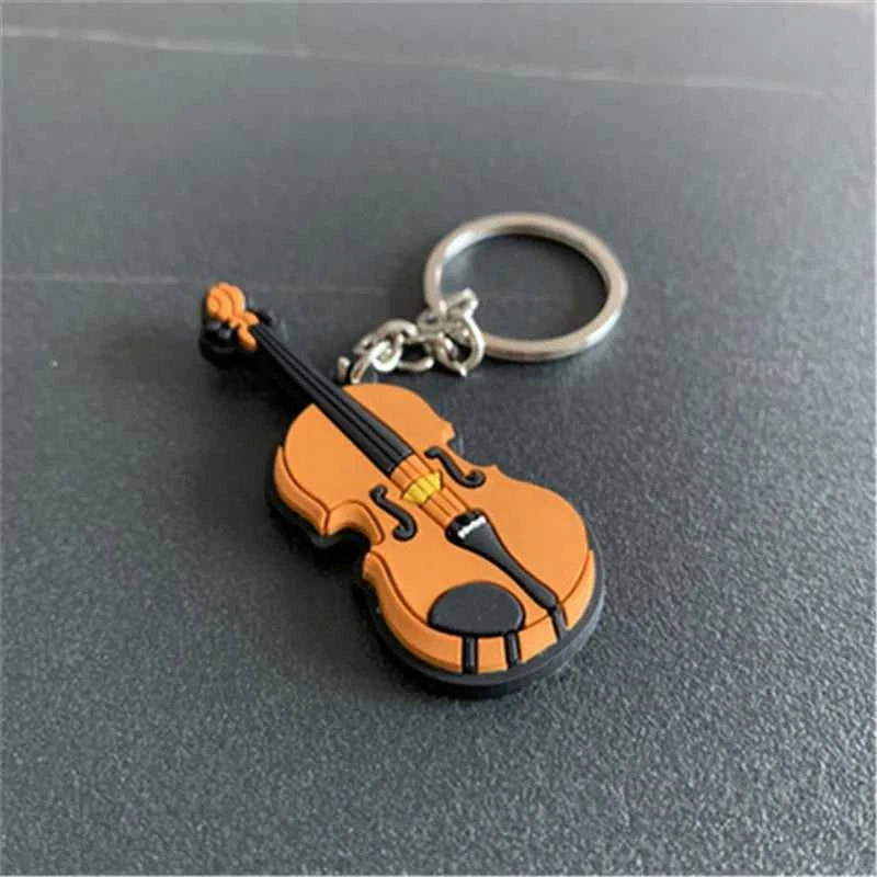 30Pcs Guitar Keychain Man Women Punk Violin Musical Instrument Silicone Pendant Keyring Holder Friends Gifts Bag Jewelry The jack market .AU The jack market .AU Jewellery & Chains $ 61 14:193#Style B