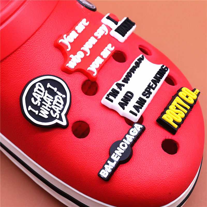 Single Sale 1pcs Rights Protection Shoe Charms Woman Speaking Shoe Accessories Decoration Fit Kids Party Gifts U251 The jack market .AU The jack market .AU Step Up Your Style: Trendy Shoes for Every Occasion! $ 49 14:173#3