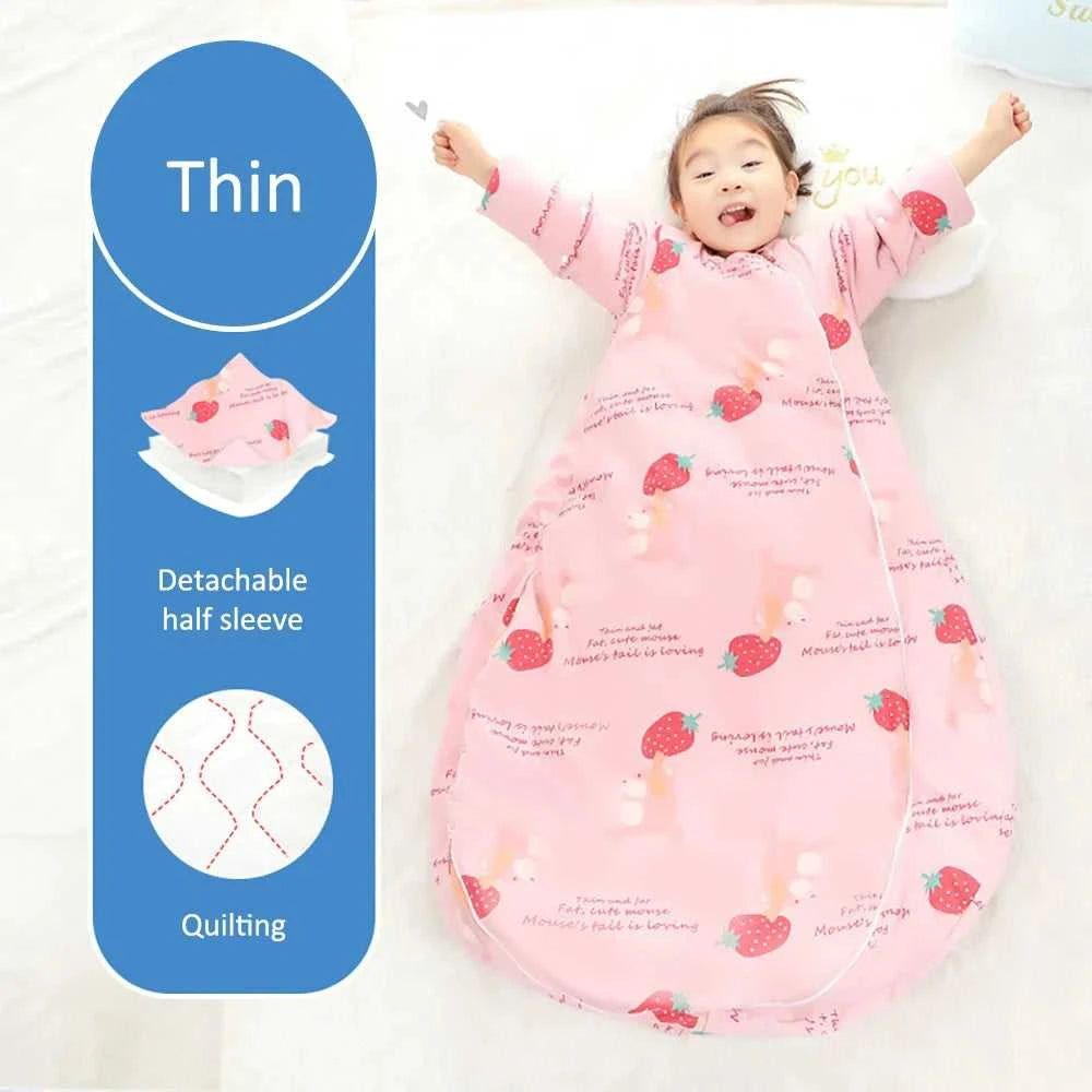 Sleeping Bag For Children 2.5Tog Baby Sleeping Bag Winter Thick Detachable Sleeves Anti-Kick Blanket Infant Quilt Sleepwear The jack market .AU The jack market .AU Mum & Kids: Essential Products for Every Family $ 63 14:771#dog 2.5tog;200000463:200661896#M(80cm)