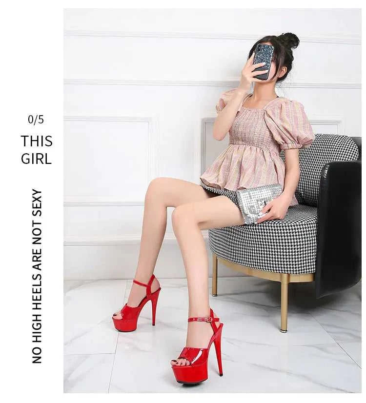 2022 Stripper Pole Dance Shoes High Heels Women Sexy Show Shoes Party Club 13 15 17CM Sandals Platform High-heeled Shoes Wedding The jack market .AU The jack market .AU Step Up Your Style: Trendy Shoes for Every Occasion! $ 94 14:366#Blue leopard;200000124:3434
