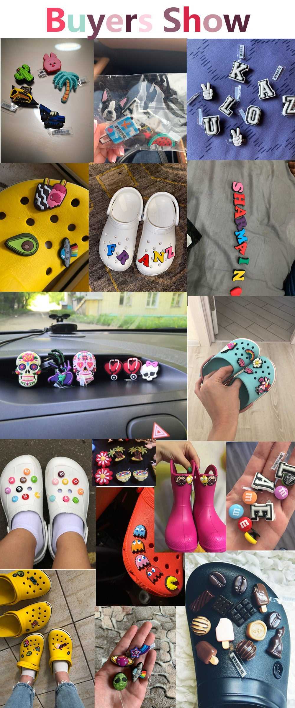 Single Sale 1pcs Rights Protection Shoe Charms Woman Speaking Shoe Accessories Decoration Fit Kids Party Gifts U251 The jack market .AU The jack market .AU Step Up Your Style: Trendy Shoes for Every Occasion! $ 49 14:173#3