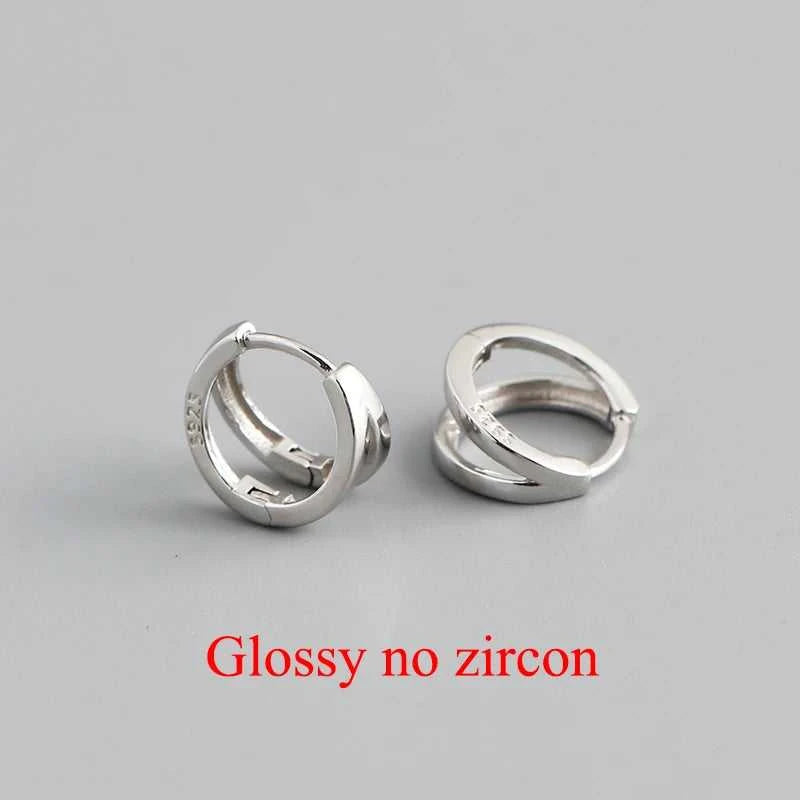 WANTME 925 Sterling Silver Simple Glossy Double Ear Buckle for Women Unique Charm Party Hoop Earrings Fine Jewelry Accessories The jack market .AU The jack market .AU Jewellery & Chains $ 72 200000226:865#MEJ518-Gold