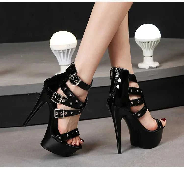 2025 Mclubgirl 8661 Series 15cm Heel 4.5cm Platform 8 Model Rivet Pull ROMAN SANDALS Quick Sell High Heels 15cm LFD The jack market .AU The jack market .AU Step Up Your Style: Trendy Shoes for Every Occasion! $ 86 14:771#15CM-Apricot;200000124:200000898