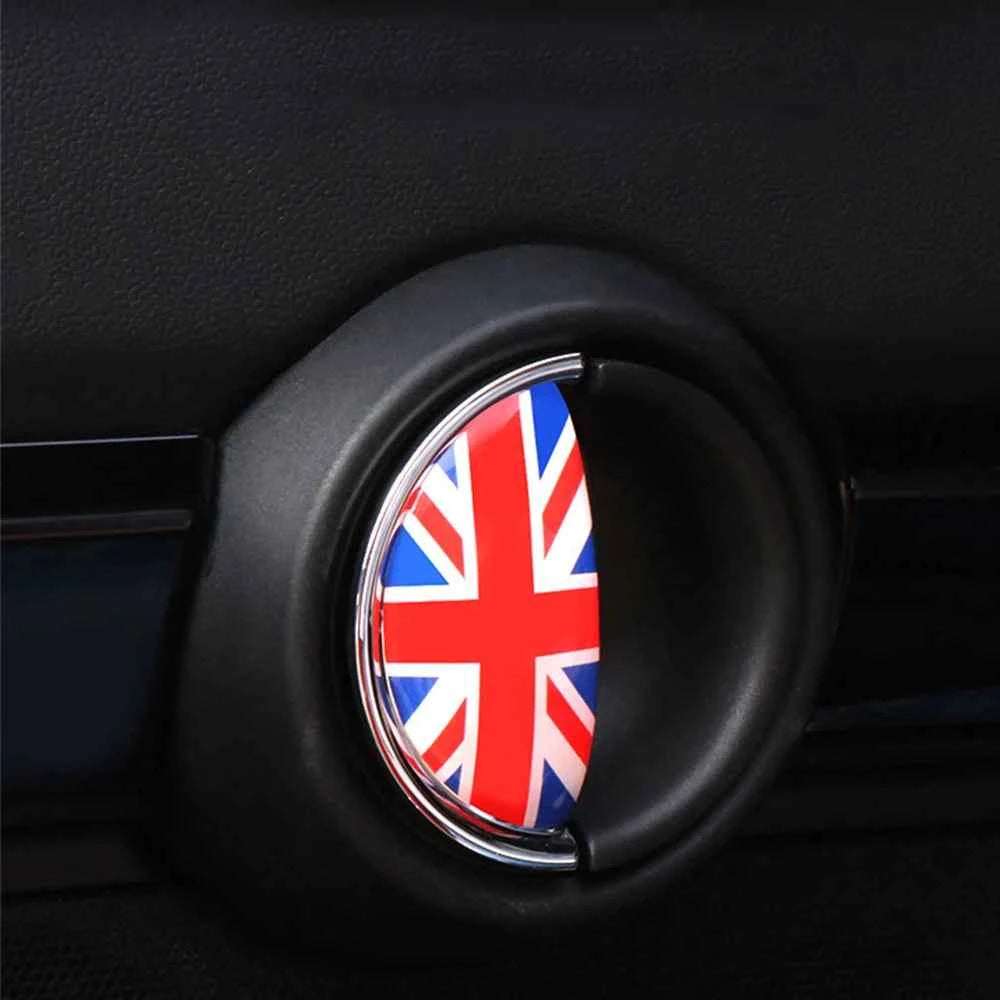 2Pcs Car Sticker For MINI COOPER R56 R55 R60 R61 Countryman F55 F56 F60 Crystal Epoxy Interior Accessory Car Door Handle Sticker