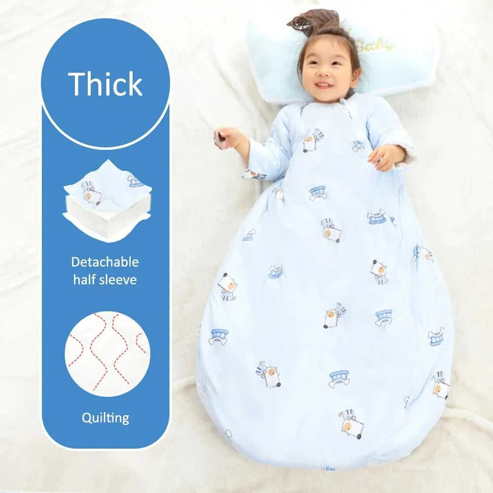Sleeping Bag For Children 2.5Tog Baby Sleeping Bag Winter Thick Detachable Sleeves Anti-Kick Blanket Infant Quilt Sleepwear The jack market .AU The jack market .AU Mum & Kids: Essential Products for Every Family $ 63 14:771#dog 2.5tog;200000463:200661896#M(80cm)