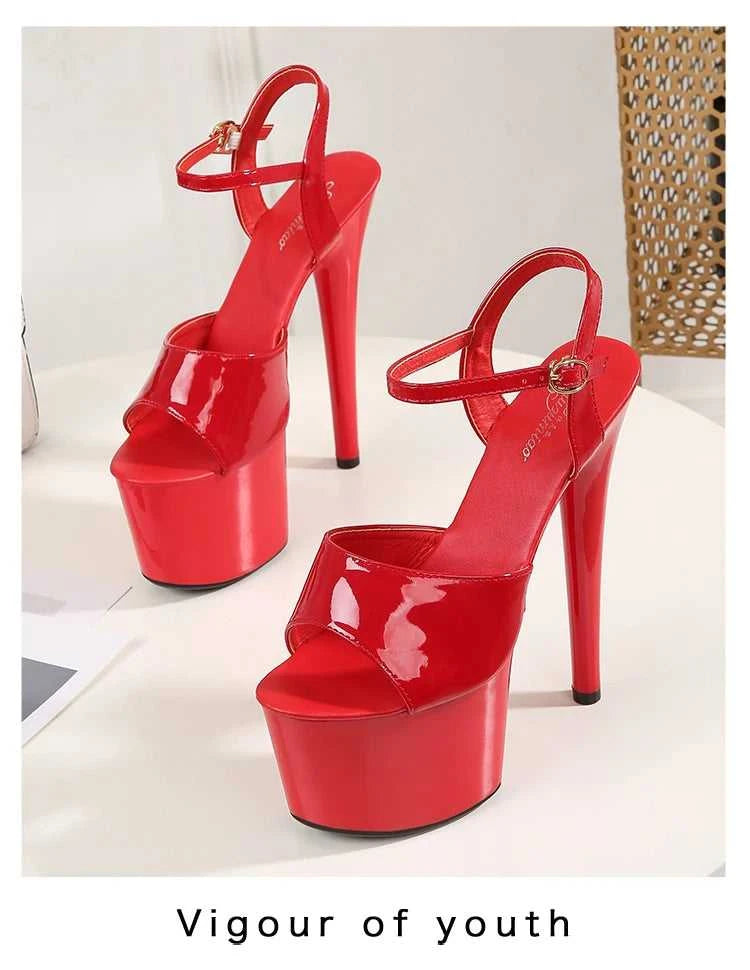 2022 Stripper Pole Dance Shoes High Heels Women Sexy Show Shoes Party Club 13 15 17CM Sandals Platform High-heeled Shoes Wedding The jack market .AU The jack market .AU Step Up Your Style: Trendy Shoes for Every Occasion! $ 94 14:366#Blue leopard;200000124:3434
