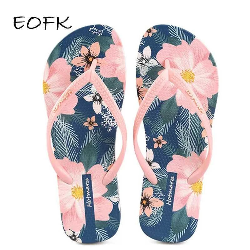 EOFK New Women Flip Flops Summer Comfortable Beach Printing Floral Fashion Slippers Anti Slip Pool PVC Quick dry Ladies Slides The jack market .AU The jack market .AU Step Up Your Style: Trendy Shoes for Every Occasion! $ 72 14:1745#green 1;200000124:100013888