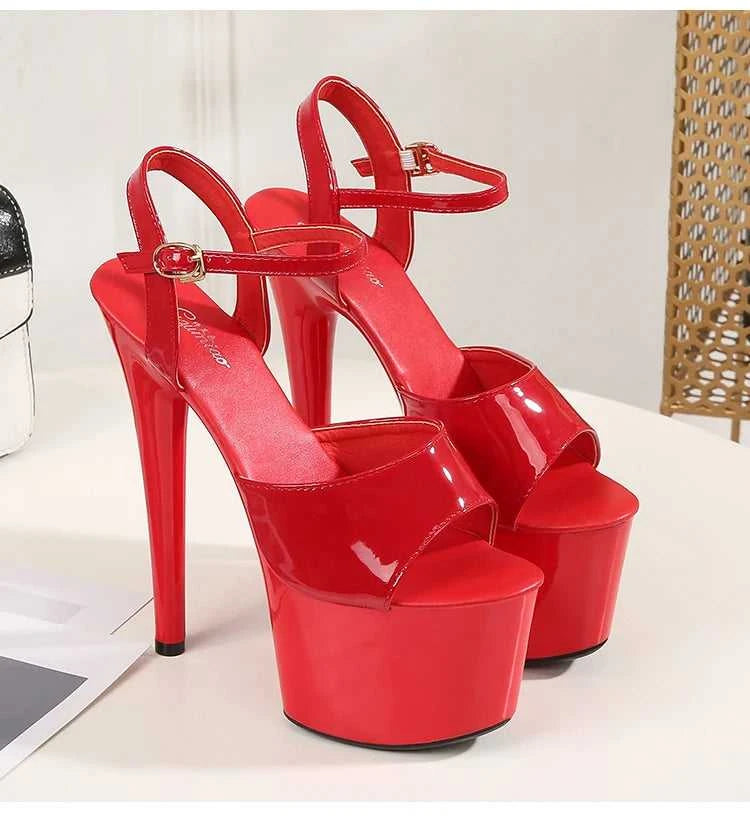 2022 Stripper Pole Dance Shoes High Heels Women Sexy Show Shoes Party Club 13 15 17CM Sandals Platform High-heeled Shoes Wedding The jack market .AU The jack market .AU Step Up Your Style: Trendy Shoes for Every Occasion! $ 94 14:366#Blue leopard;200000124:3434