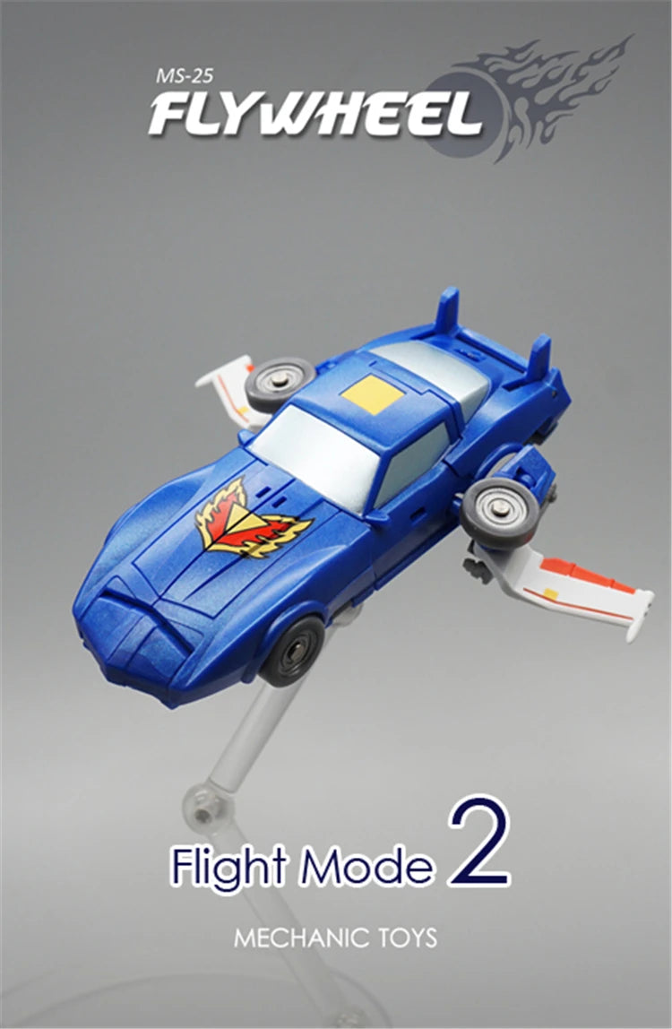 Mini Soundwave With Laserbeak Transformation MFT HS-03 HS03 Hot Soldiers G1 Pocket War Deformation Action Figure Robot Toy Gifts