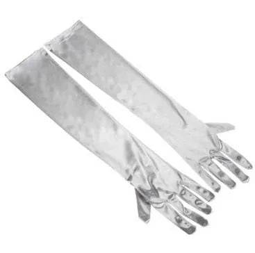 multi color bride cheap wedding accessories bridal Elbow white black red ladies pageant dress satin fingerlings elegant gloves