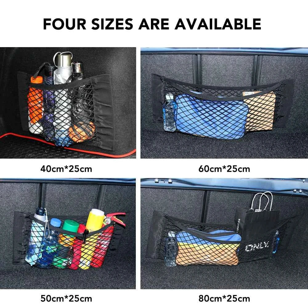 Car Organizer Trunk Net Cargo Storage Mesh for Volkswagen VW Polo Tiguan Passat B6 B7 B8 T5 T6 Golf UP Vento Arteon Touareg