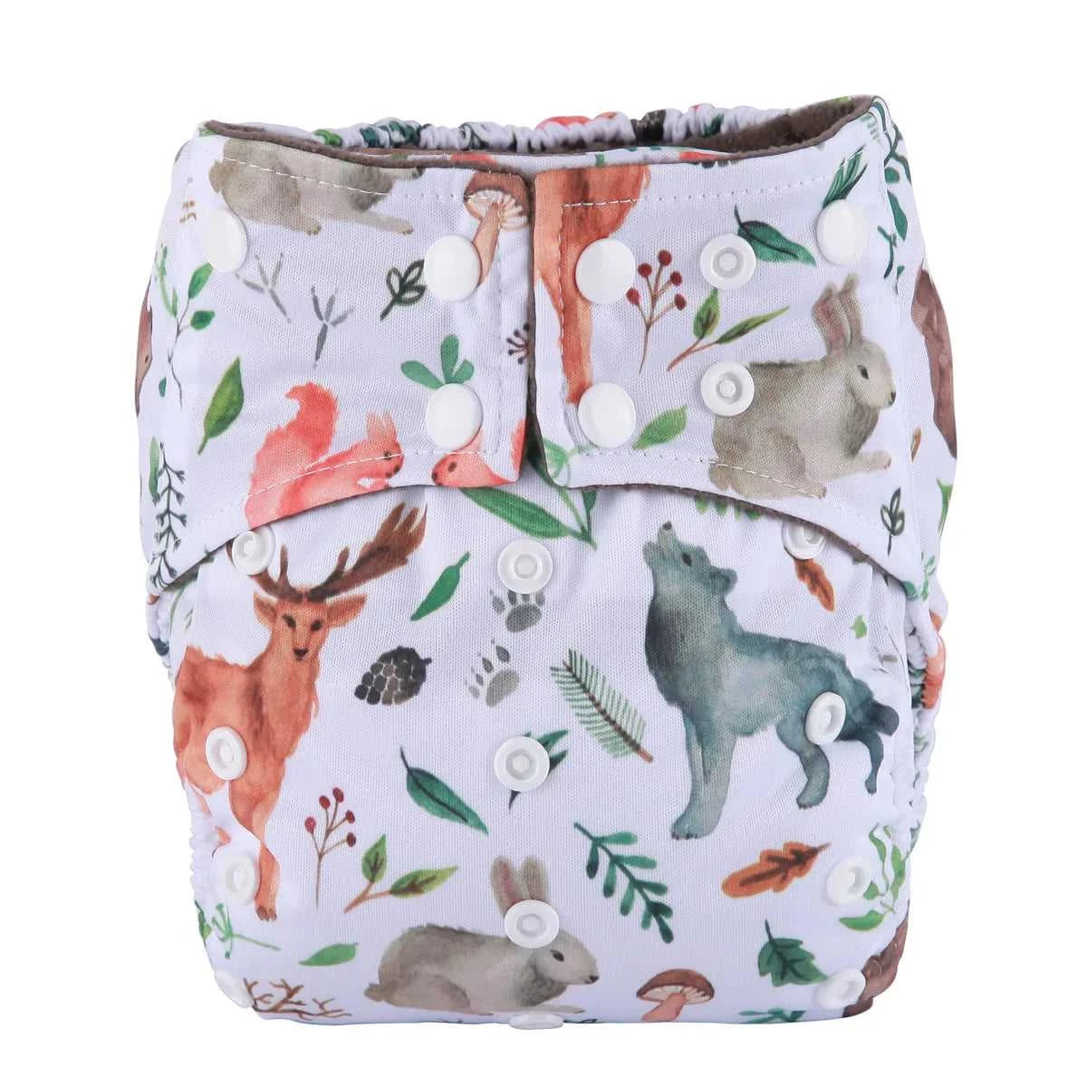 1 Charcoal Bamboo Baby Cloth Diaper Nappy Washable Reusable Double Gusset 3-15kg 8-36lbs NO INSERT The jack market .AU The jack market .AU Mum & Kids: Essential Products for Every Family $ 25 14:200006155#CD58 owl