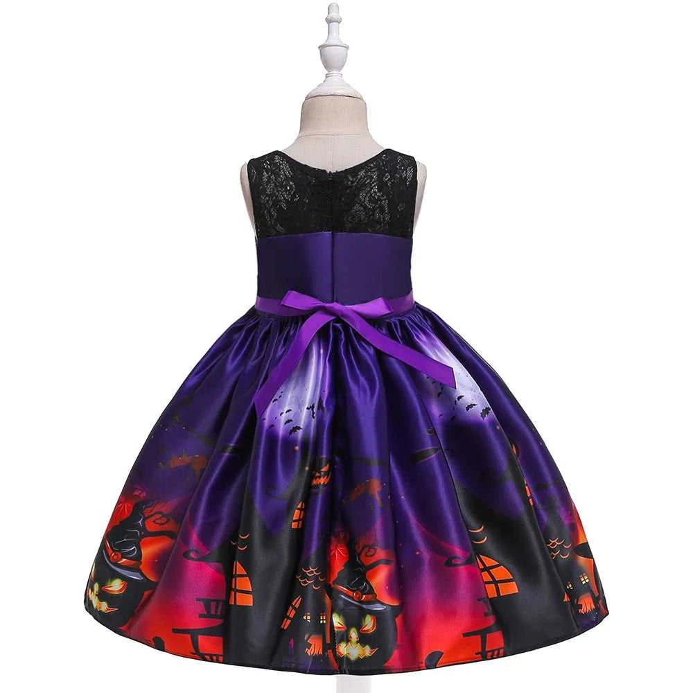 Girls Dress Halloween Costume For Kids Girl Party Dresses Children Girls Pumpkin Lace Witch Printed Cosplay Princess Dress The jack market .AU The jack market .AU Mum & Kids: Essential Products for Every Family $ 44 14:350852#black;200000463:200004187#100 (2T)