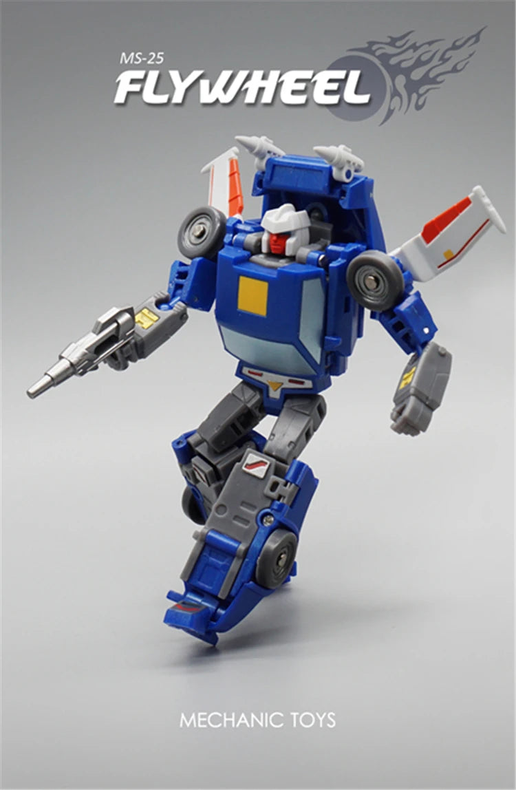 Mini Soundwave With Laserbeak Transformation MFT HS-03 HS03 Hot Soldiers G1 Pocket War Deformation Action Figure Robot Toy Gifts