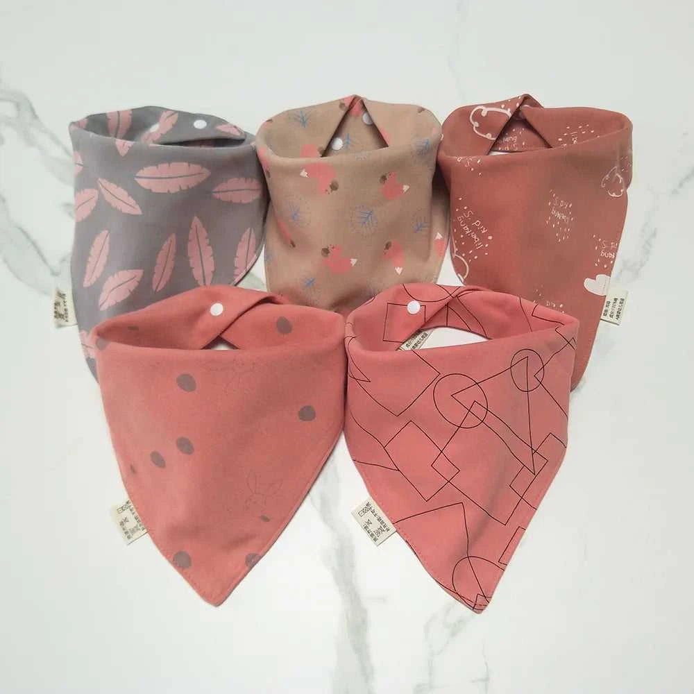 5Pcs/Lot Baby Bandana Bibs Cotton Triangle Double Layer Infant Feeding Burp Cloths Saliva Towel Apron Newborn Accessories The jack market .AU The jack market .AU Mum & Kids: Essential Products for Every Family $ 27 14:173#8;200007763:201336100