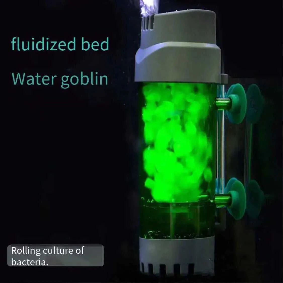 Fish tank fluidized bed filter oxygen supply water fairy rolling filter biochemical filter physical filter aquarium accessories， The jack market .AU The jack market .AU Fishing Gear $ 35 14:29#S