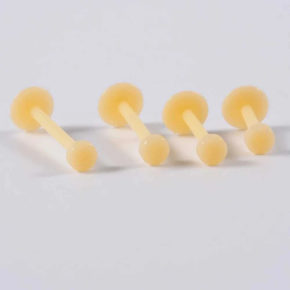 10pcs Bio Flexible PTFE Push-in Pin Labret Retainer Bead Flesh Color Earring Lip Ring Stud Fashion Body Piercing Jewelry The jack market .AU The jack market .AU Jewellery & Chains $ 47 200000783:175#1.2x8x3mm;200001033:200003763#Clear-Cone;200007763:201336100
