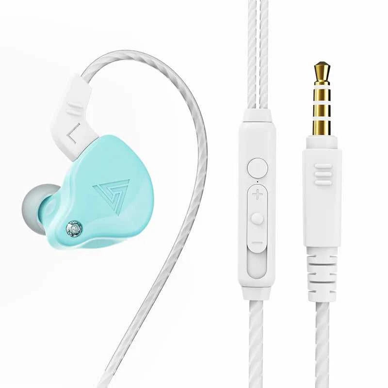 QKZ AK6 Wired Headphones Dual Drive HiFi Earphone with Microphone 3.5mm Sport Running Music Earbuds Bass Stereo Headset Original The jack market .AU The jack market .AU Accessories Electronics $ 51 14:350853#AK6 Green B
