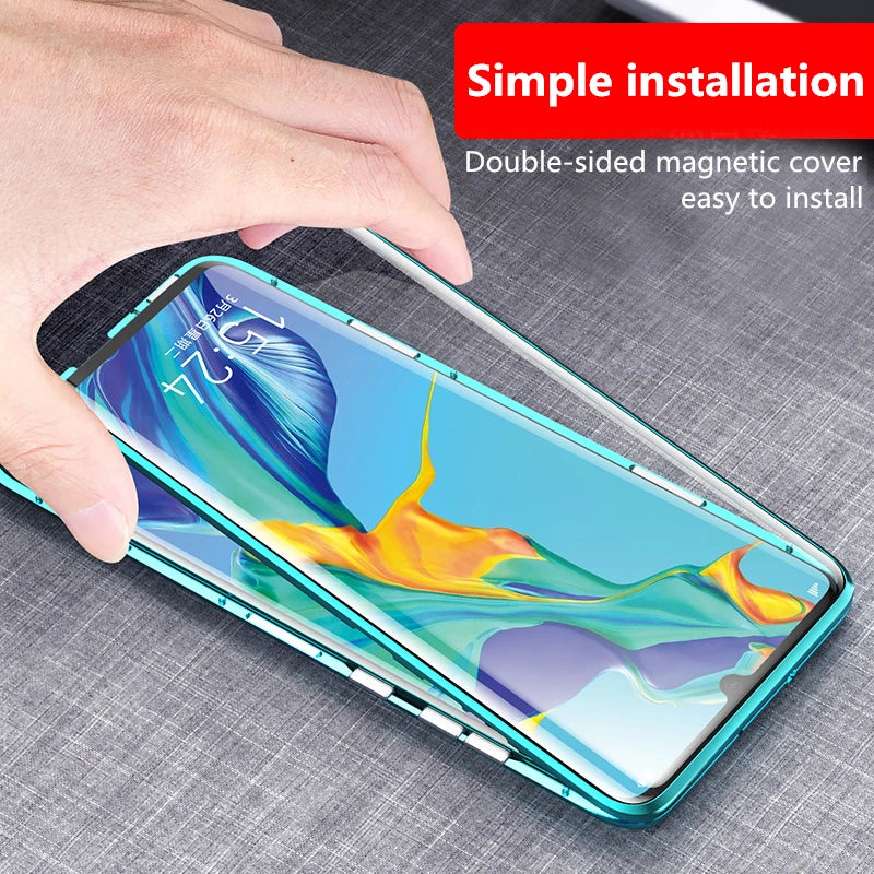 OnePlus 10T 360 Metal Flip Case - Magnetic, Shockproof Glass Protection, Stylish Design