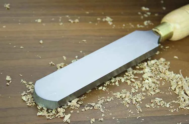 WoodTurner Pro Round Nose Scraper Set - Precision Woodturning Gouges (16/20/25/38MM) for Perfect Inner Arcs