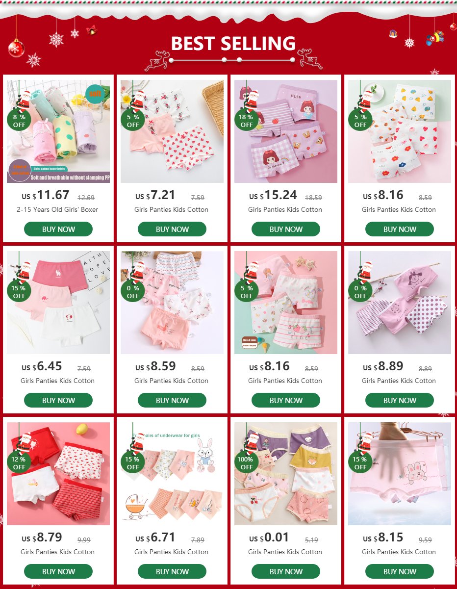 Girls Panties Kids Cotton Underwear Children's Briefs Cherry Cartoon Short 4Pcs/lot The jack market .AU The jack market .AU Mum & Kids: Essential Products for Every Family $ 29 14:771#4pcs one lot;200000463:200004189#XL(120-130cm17-21kg)